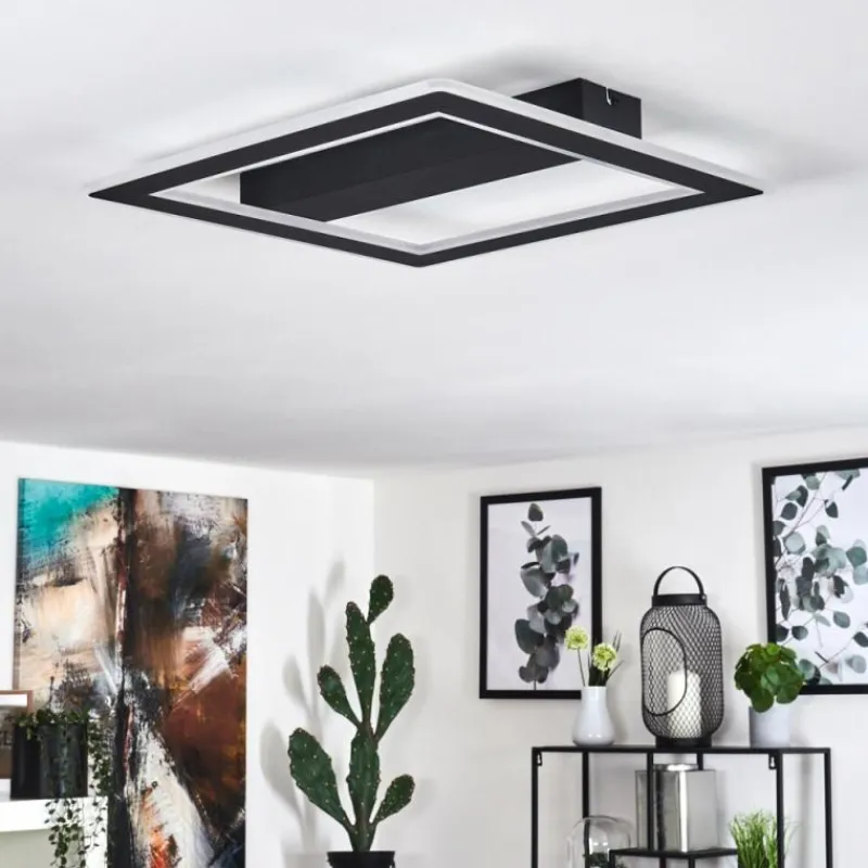 hofstein Plafonnier Katila LED Noir, 1 lumière