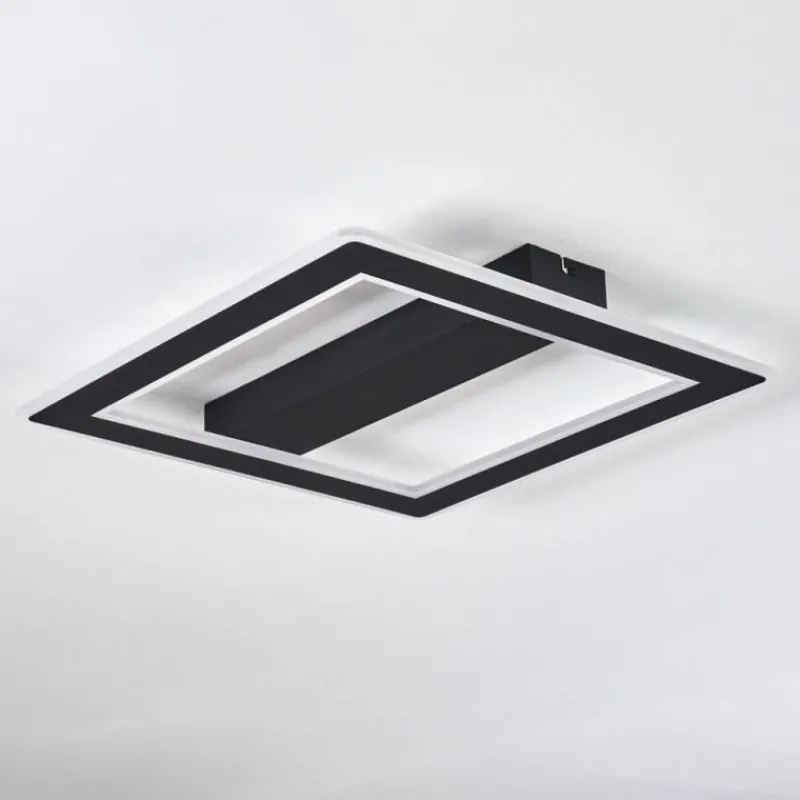 hofstein Plafonnier Katila LED Noir, 1 lumière