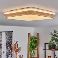 Luminaires Scandinaves-hofstein Plafonnier Kayyan LED Blanc, 1 lumière