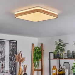 Luminaires Scandinaves-hofstein Plafonnier Kayyan LED Blanc, 1 lumière