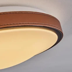 hofstein Plafonnier Kelva LED Brun, Noir, Blanc, 1 lumière