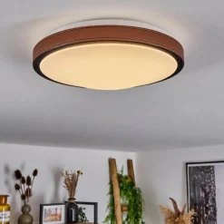 hofstein Plafonnier Kelva LED Brun, Noir, Blanc, 1 lumière