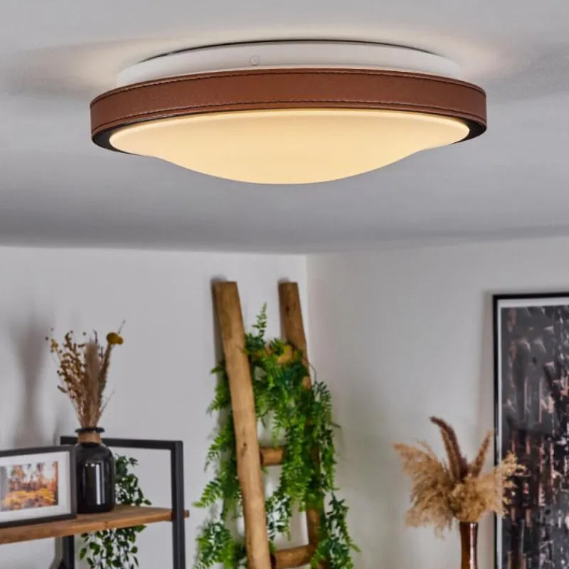 hofstein Plafonnier Kelva LED Brun, Noir, Blanc, 1 lumière