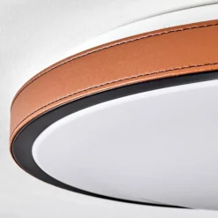 hofstein Plafonnier Kelva LED Brun, Noir, Blanc, 1 lumière