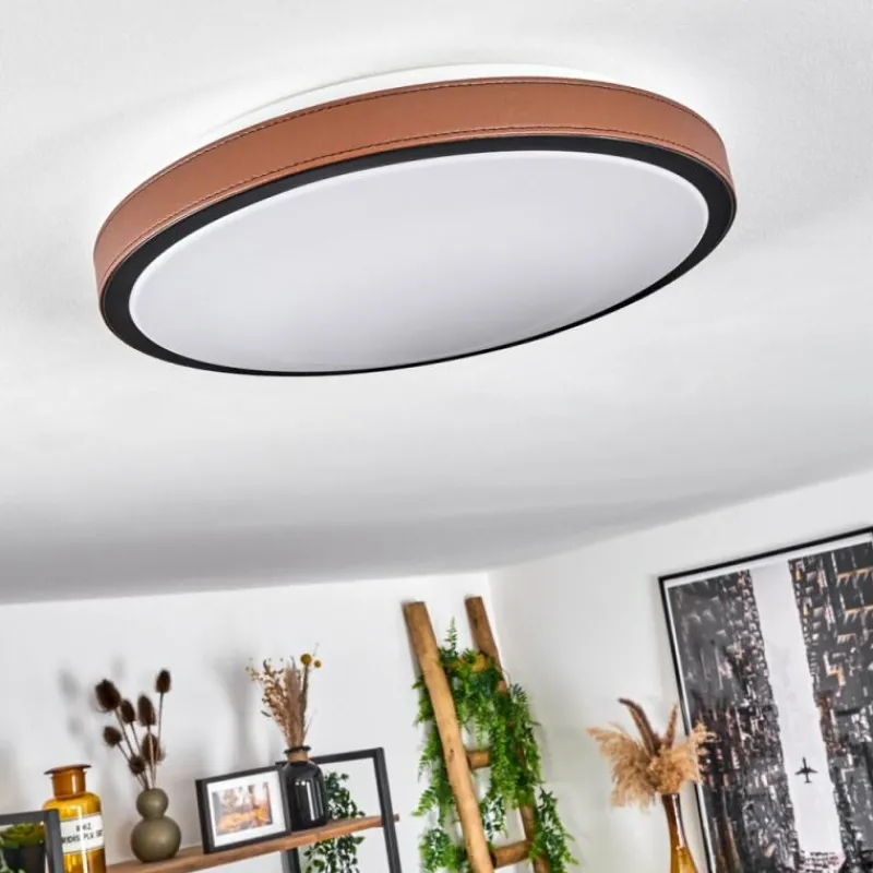 hofstein Plafonnier Kelva LED Brun, Noir, Blanc, 1 lumière