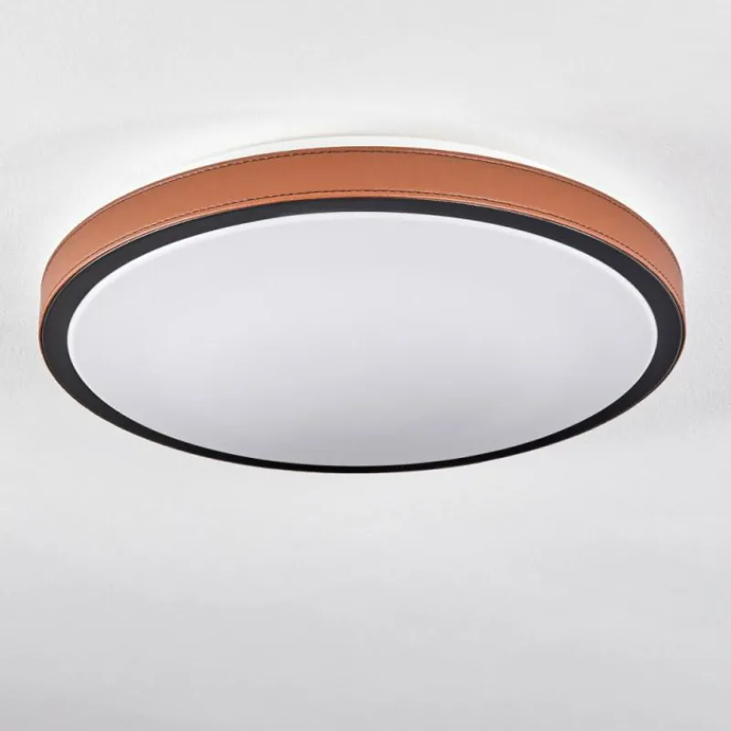 hofstein Plafonnier Kelva LED Brun, Noir, Blanc, 1 lumière