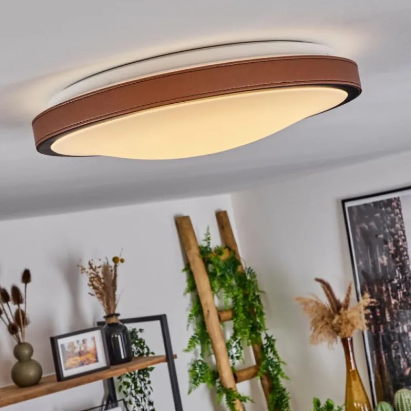 hofstein Plafonnier Kelva LED Brun, Noir, Blanc, 1 lumière