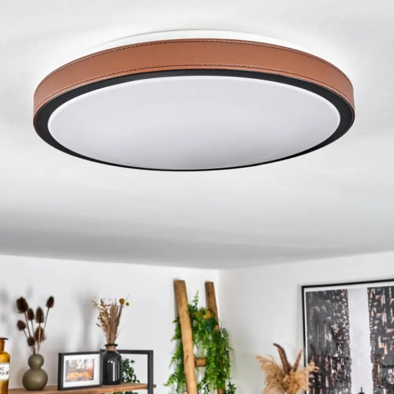 hofstein Plafonnier Kelva LED Brun, Noir, Blanc, 1 lumière