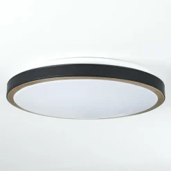 hofstein Plafonnier Kelva LED Vieux laiton, Noir, Blanc, 1 lumière