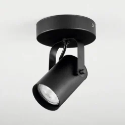 hofstein Plafonnier Kergus Noir, 1 lumière