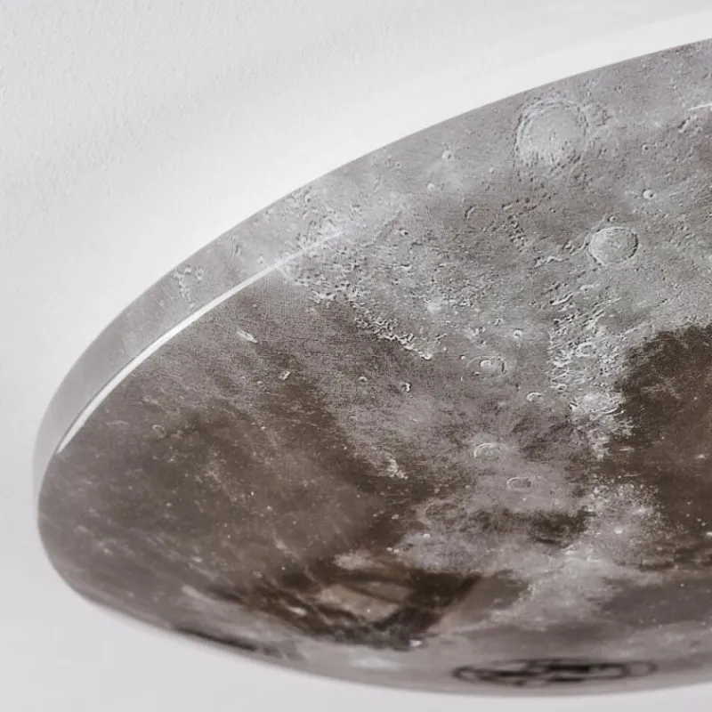 hofstein Plafonnier Keru LED Blanc, 1 lumière, Télécommandes