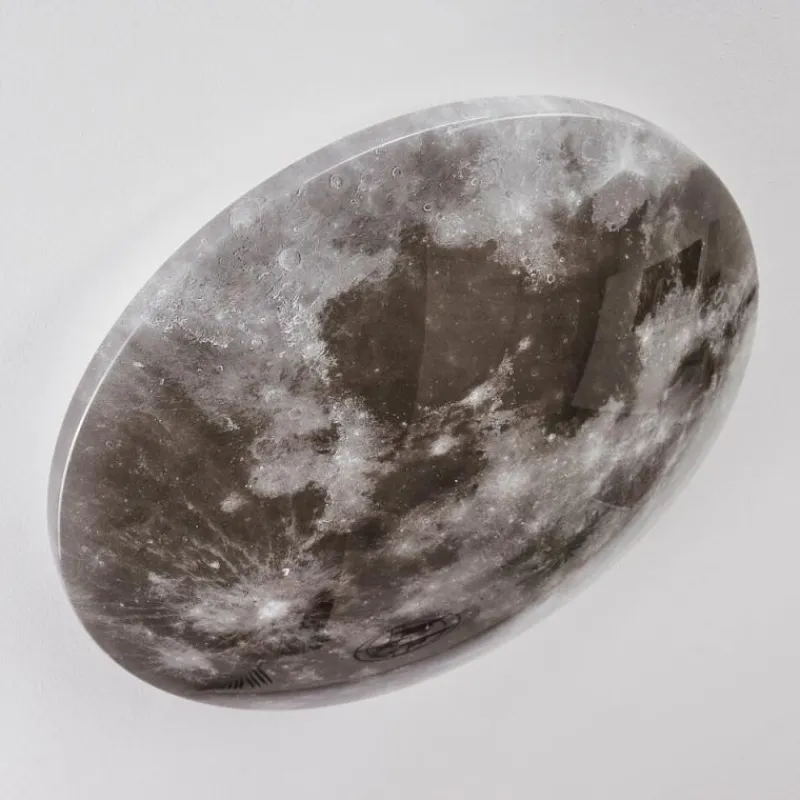 hofstein Plafonnier Keru LED Blanc, 1 lumière, Télécommandes