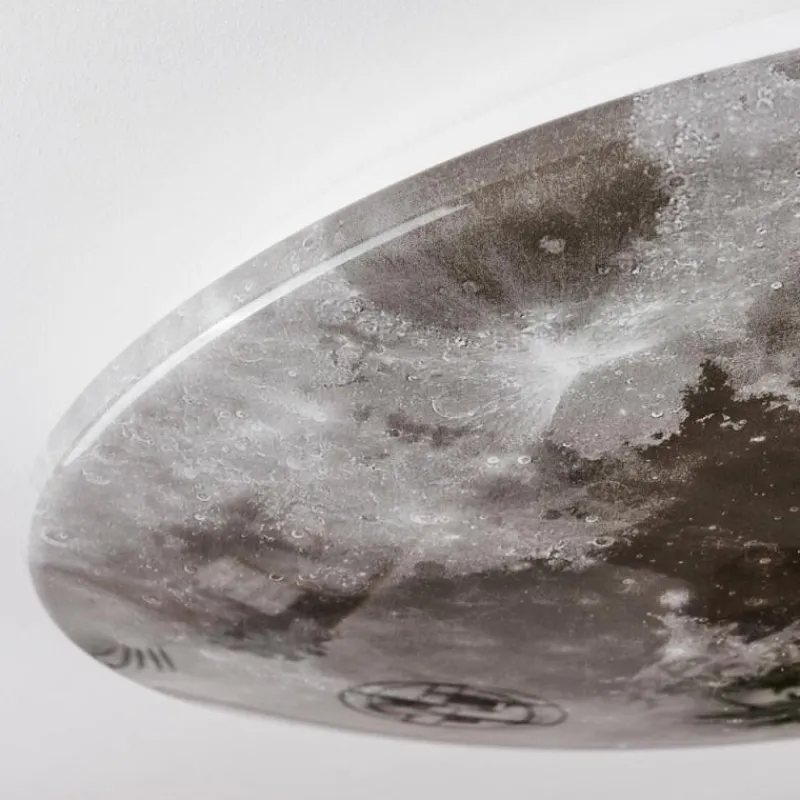 hofstein Plafonnier Keru LED Blanc, 1 lumière, Télécommandes