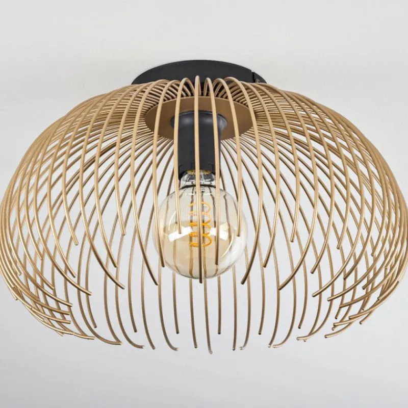 Lampes Dorées-hofstein Plafonnier Keryvaland Noir, 1 lumière