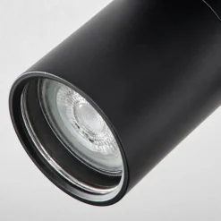 hofstein Plafonnier Khnar Noir, 3 lumières