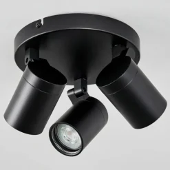 hofstein Plafonnier Khnar Noir, 3 lumières