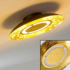 Lampes Dorées-hofstein Plafonnier KINOSIS LED Or, 1 lumière