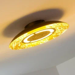 Lampes Dorées-hofstein Plafonnier KINOSIS LED Or, 1 lumière