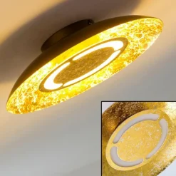 Lampes Dorées-hofstein Plafonnier KINOSIS LED Or, 1 lumière