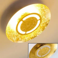 Lampes Dorées-hofstein Plafonnier KINOSIS LED Or, 1 lumière