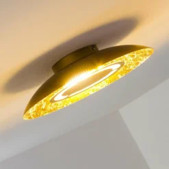 Lampes Dorées-hofstein Plafonnier KINOSIS LED Or, 1 lumière