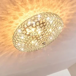 hofstein Plafonnier Klamila Chrome, 3 lumières