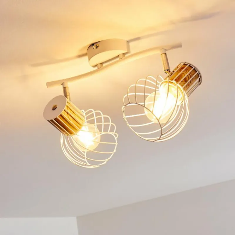 hofstein Plafonnier Koler Blanc, 2 lumières