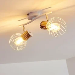 hofstein Plafonnier Koler Blanc, 2 lumières