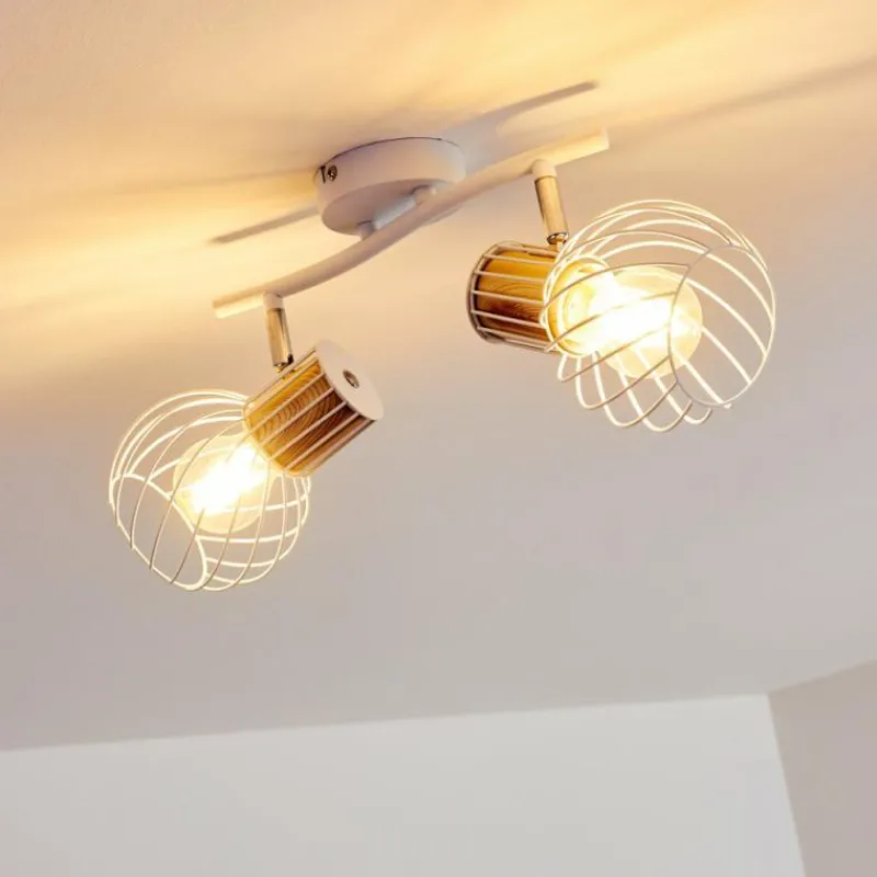 hofstein Plafonnier Koler Blanc, 2 lumières