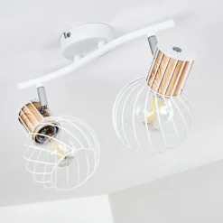 hofstein Plafonnier Koler Blanc, 2 lumières