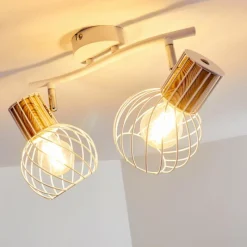 hofstein Plafonnier Koler Blanc, 2 lumières