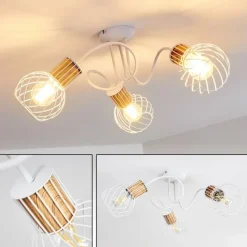 hofstein Plafonnier Koler Blanc, 3 lumières