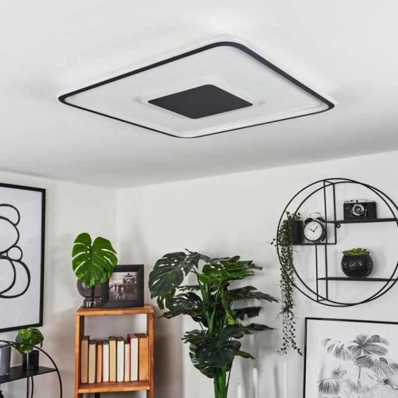 hofstein Plafonnier Kolo LED Blanc, 1 lumière, Télécommandes