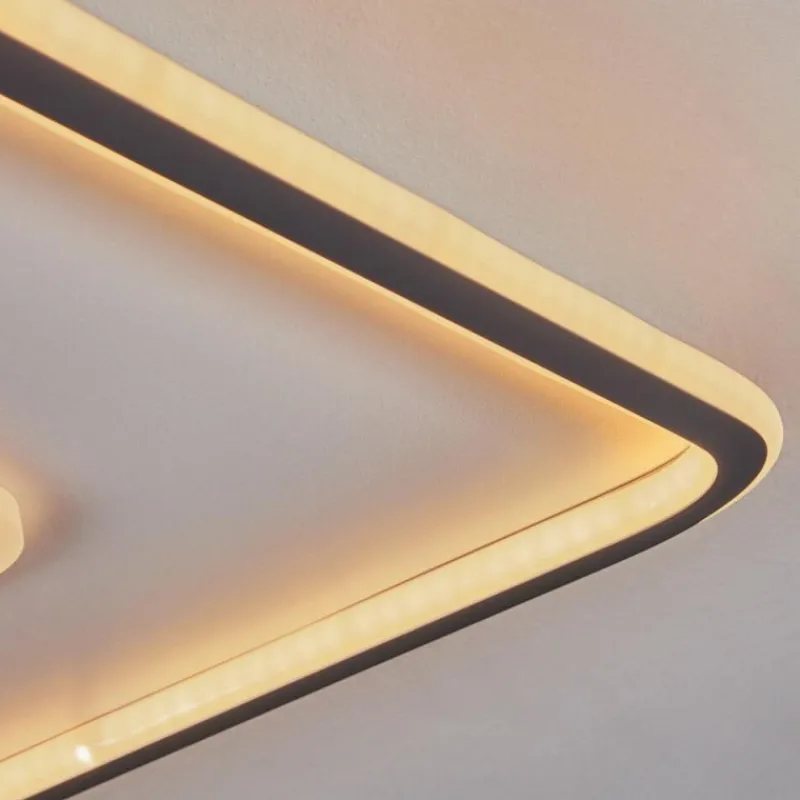 hofstein Plafonnier Kolo LED Blanc, 1 lumière, Télécommandes