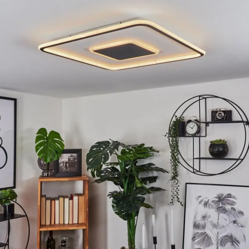 hofstein Plafonnier Kolo LED Blanc, 1 lumière, Télécommandes