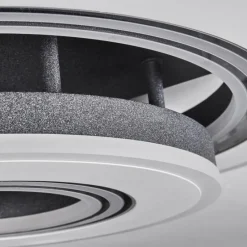 hofstein Plafonnier Kolo LED Gris, Blanc, 1 lumière, Télécommandes