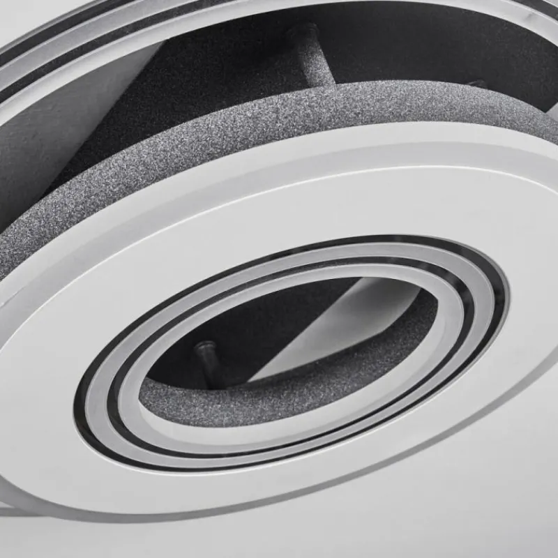 hofstein Plafonnier Kolo LED Gris, Blanc, 1 lumière, Télécommandes