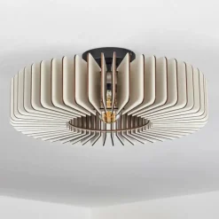 hofstein Plafonnier Konbongou Noir, 1 lumière