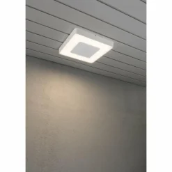 Luminaires Konstsmide Plafonnier Konstsmide Carrara LED Blanc, 1 lumière, Télécommandes