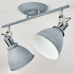 hofstein Plafonnier Koppom Bleu, Gris, 2 lumières* Spots Et Projecteurs