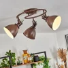 Luminaires Rustiques-hofstein Plafonnier Koppom Rouille, 3 lumières