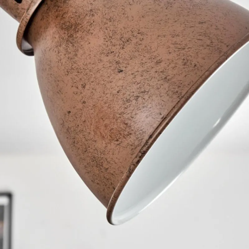 Lampes Industrielles-hofstein Plafonnier Koppom Rouille, 4 lumières
