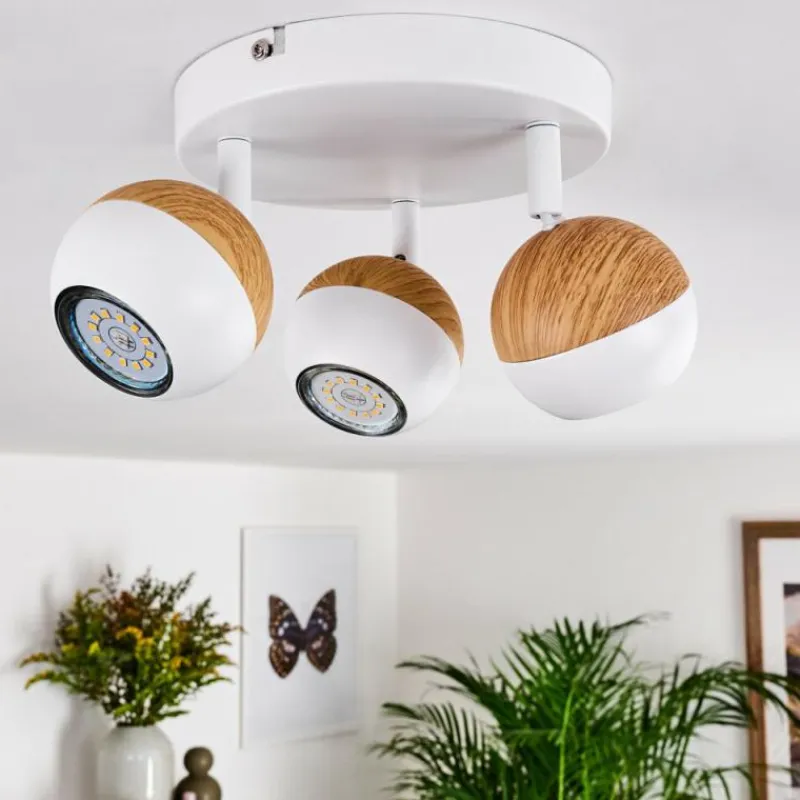 hofstein Plafonnier Kotaoa LED Blanc, 3 lumières