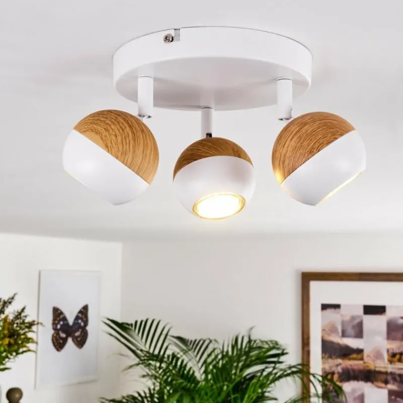 hofstein Plafonnier Kotaoa LED Blanc, 3 lumières