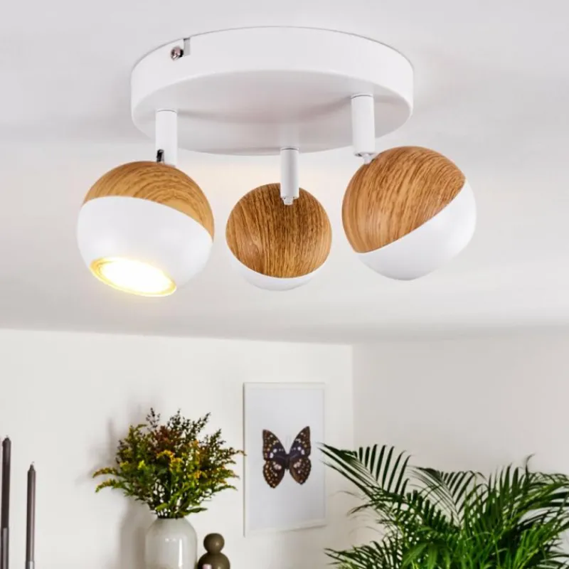 hofstein Plafonnier Kotaoa LED Blanc, 3 lumières