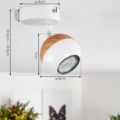 hofstein Plafonnier Kotaoa LED Blanc, 1 lumière