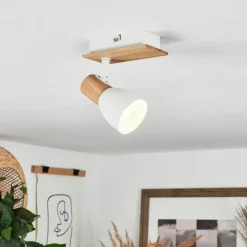 Luminaires Scandinaves-hofstein Plafonnier Kouek Écru, Blanc, 1 lumière