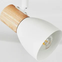 Luminaires Scandinaves-hofstein Plafonnier Kouek Écru, Blanc, 3 lumières
