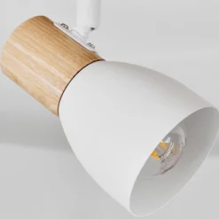 Luminaires Scandinaves-hofstein Plafonnier Kouek Écru, Blanc, 4 lumières