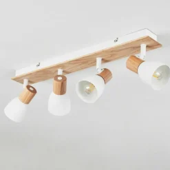 Luminaires Scandinaves-hofstein Plafonnier Kouek Écru, Blanc, 4 lumières